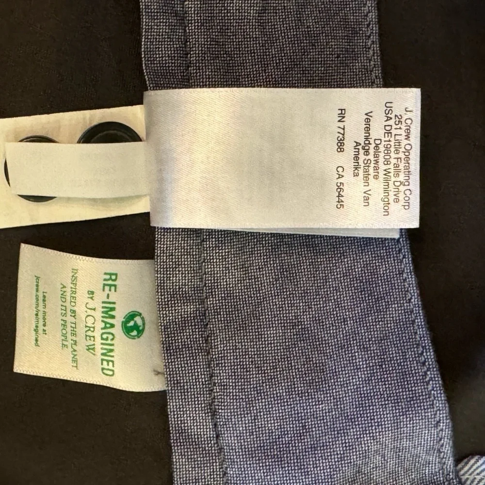NWT J Crew 484 Slim-fit chino pant • size 36x32 •grey color